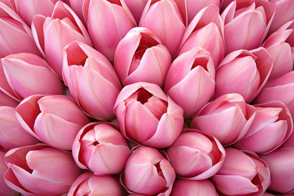 Pink flower tulip pattern petal.