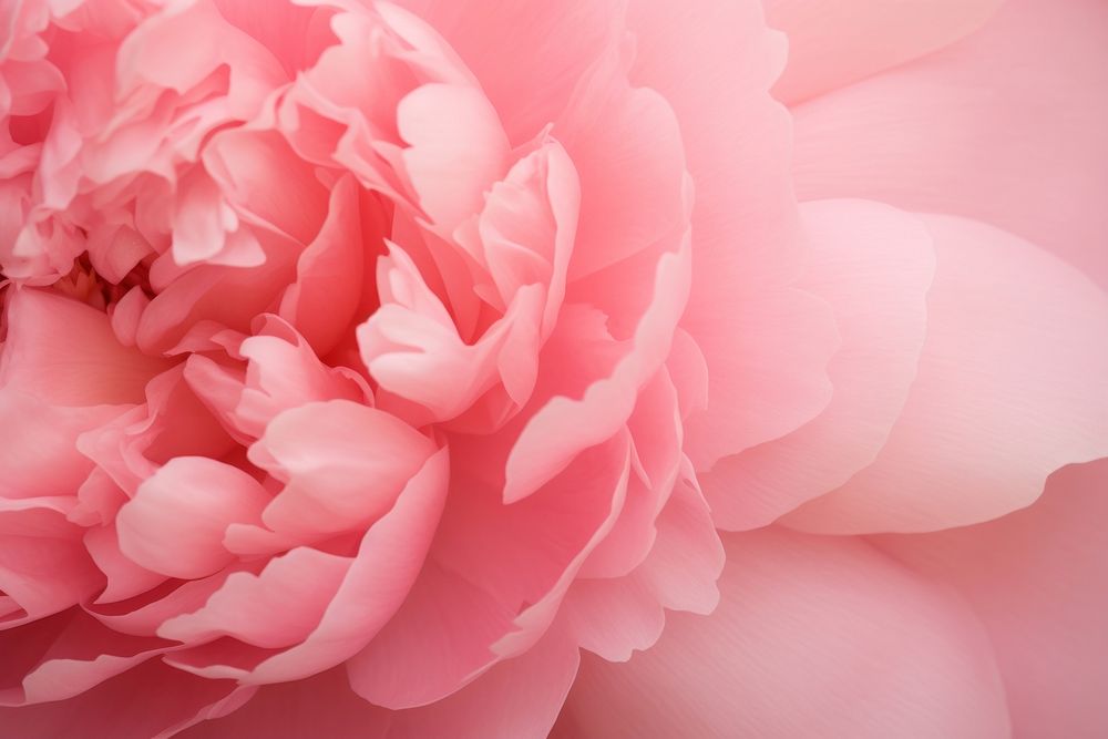 Pink peony backgrounds blossom flower.