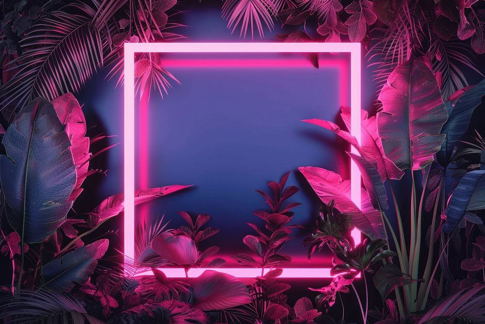 Tropical outdoors neon backgrounds.