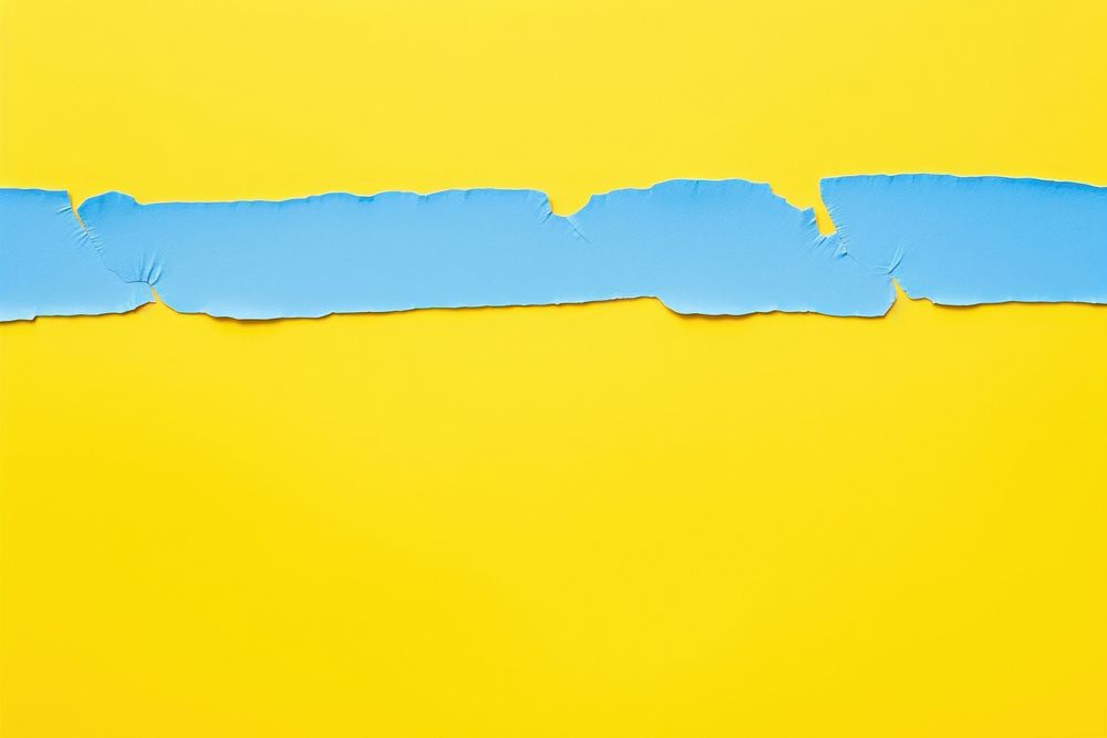 Yellow pattern adhesive strip backgrounds blue blue background.