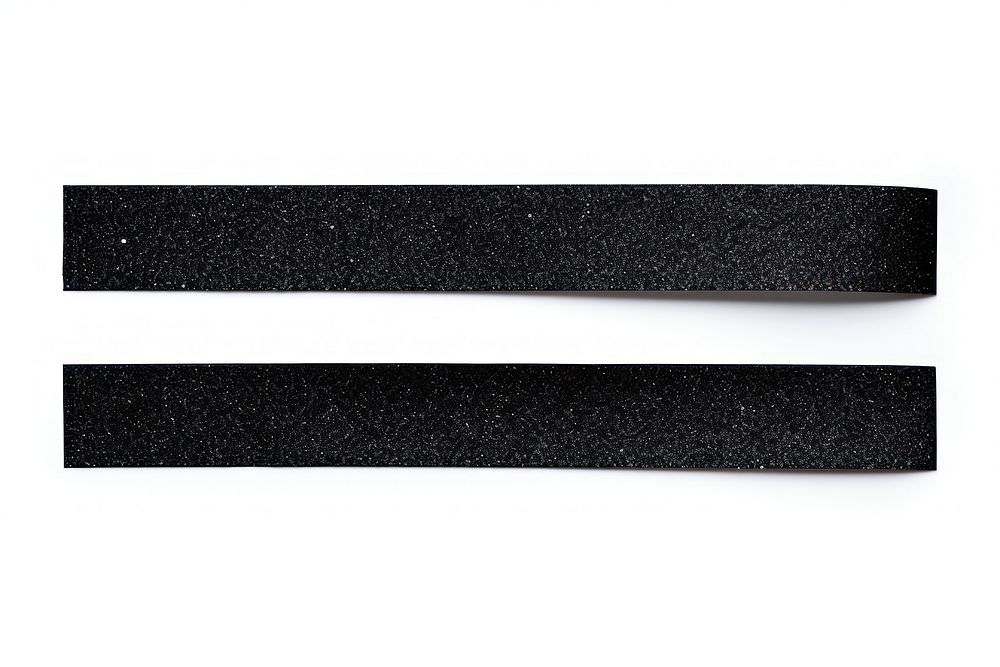 Black glitter paper adhesive strip white background accessories accessory.