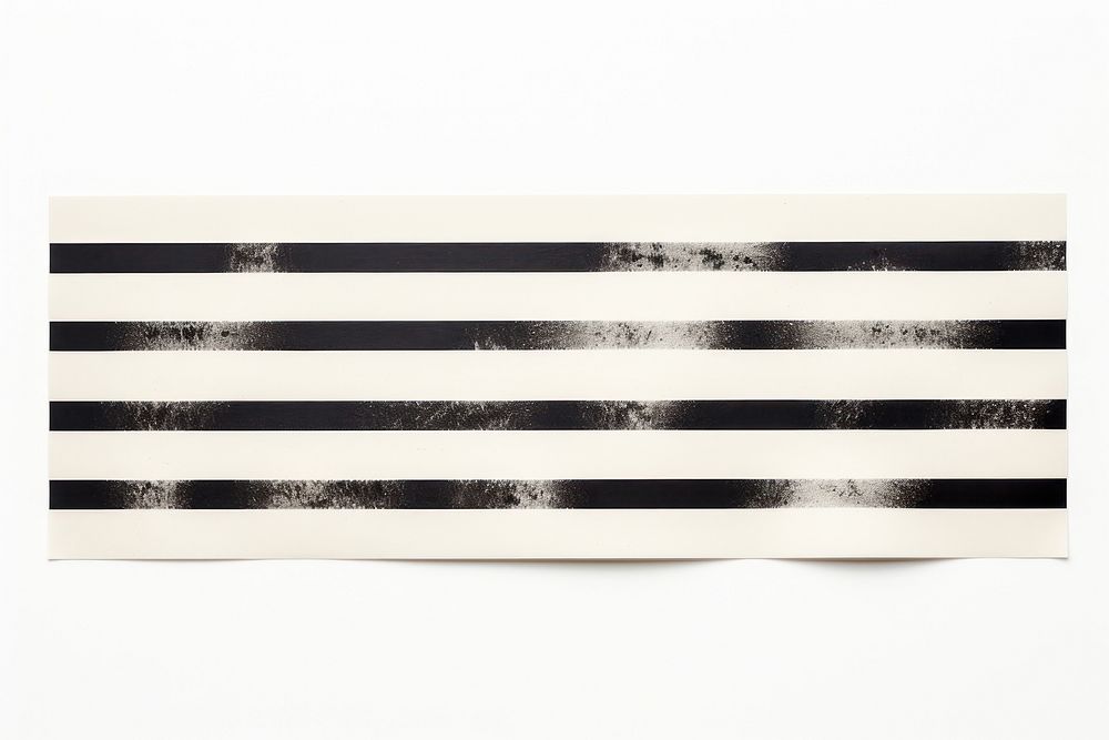 Black stripe pattern adhesive strip white white background rectangle.