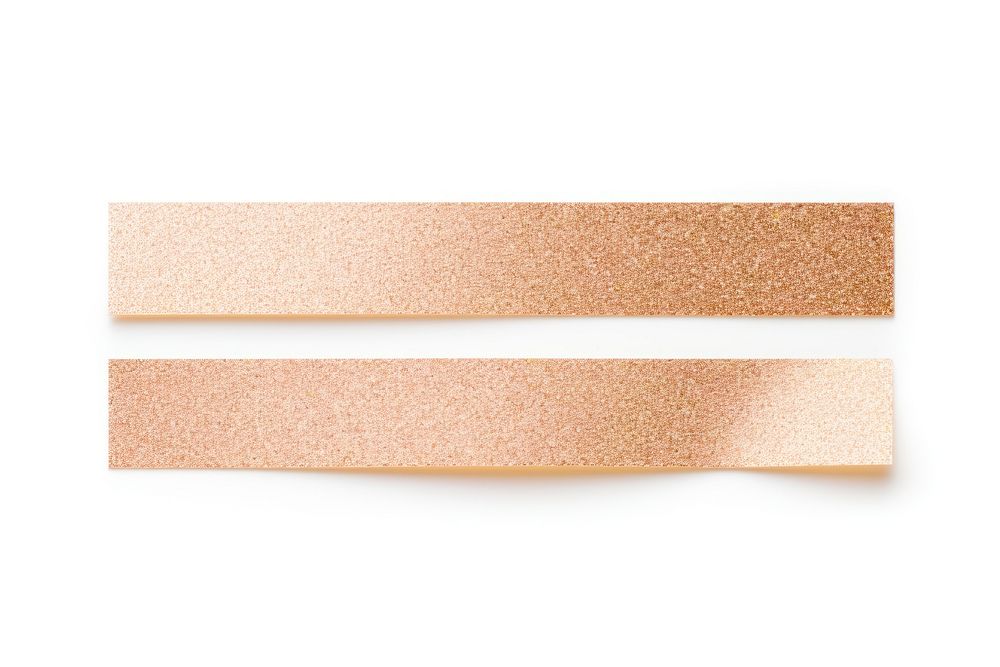 Glitter paper adhesive strip white background rectangle letterbox.