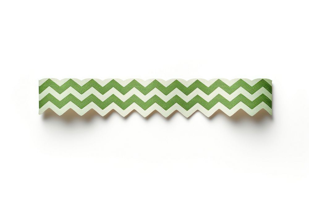 Green chevron pattern adhesive strip white background accessories rectangle.