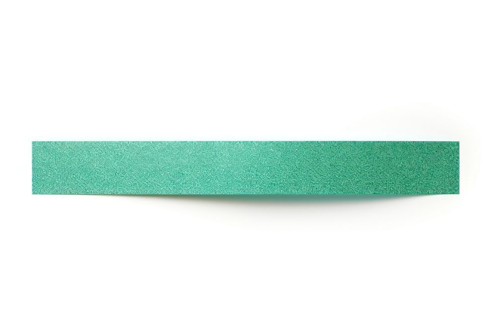 Green glitter paper adhesive strip white background accessories turquoise.