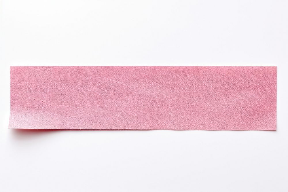 Pink pattern adhesive strip paper white background accessories.