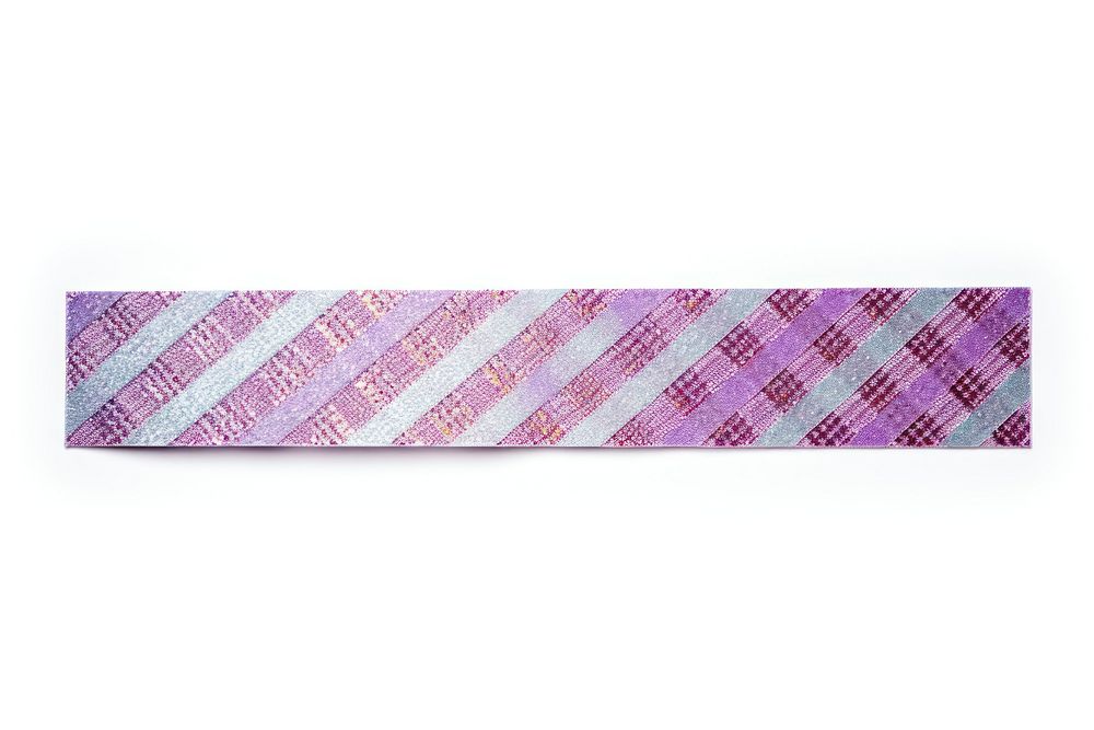 Plaid line glitter paper adhesive strip white background accessories rectangle.