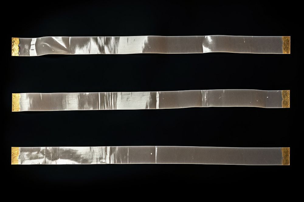 Transparent adhesive strip dagger aluminium weaponry.