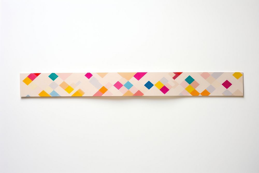 Memphis pattern adhesive strip white background accessories creativity.