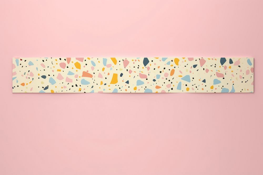 Terrazzo pattern adhesive strip wallpaper confetti spotted.