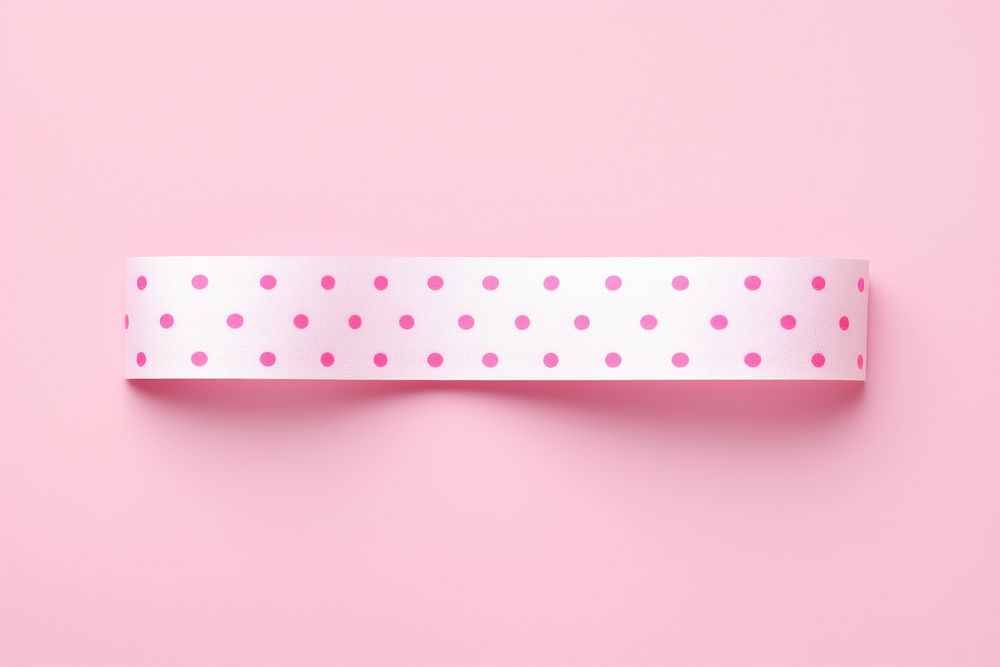 Pink dot pattern adhesive strip accessories accessory spotted.