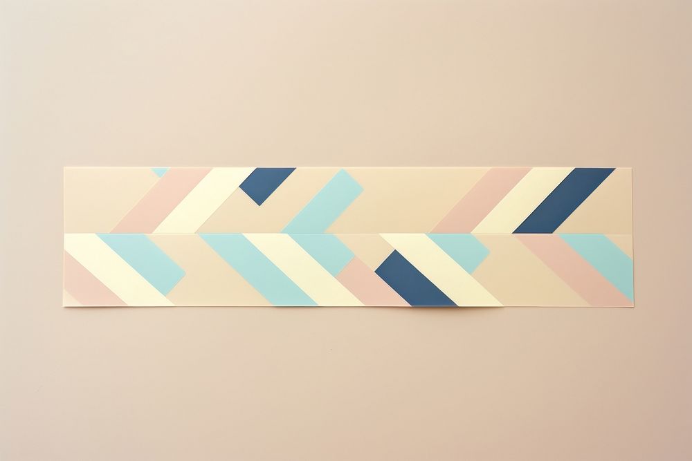 Geometric pattern adhesive strip wall architecture clapperboard.