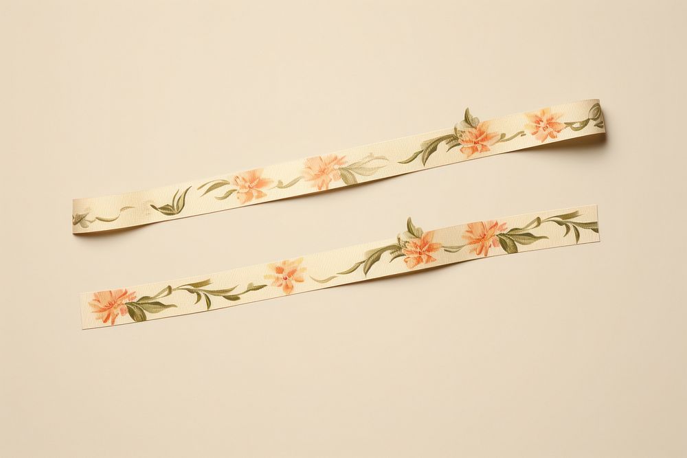 Flower pattern adhesive strip accessories wallpaper accessory.