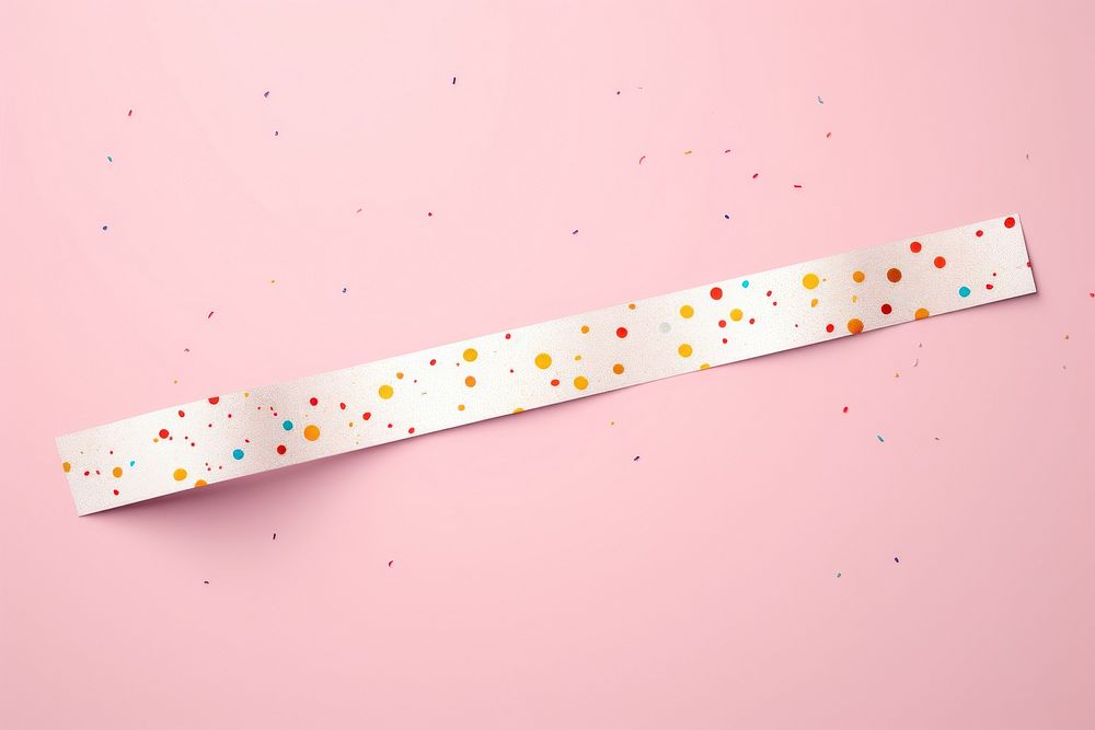 Terrazzo pattern adhesive strip confetti paper celebration.
