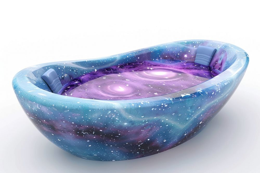 Galaxy jacuzzi bathtub astronomy universe gemstone.