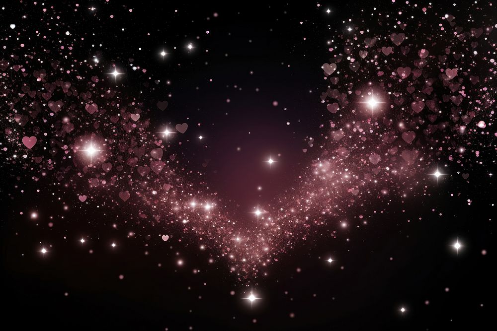Hearts sparkle light glitter backgrounds astronomy fireworks.