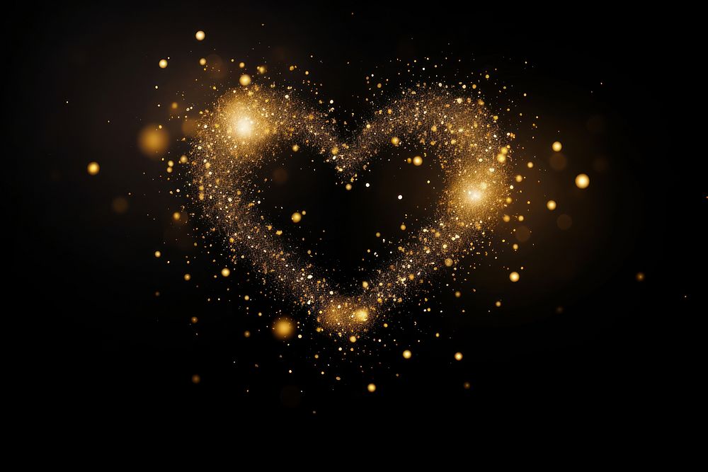 Hearts sparkle light glitter backgrounds astronomy abstract.