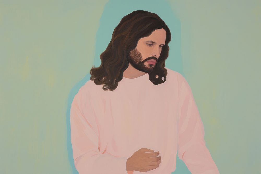 Jesus painting art spirituality.