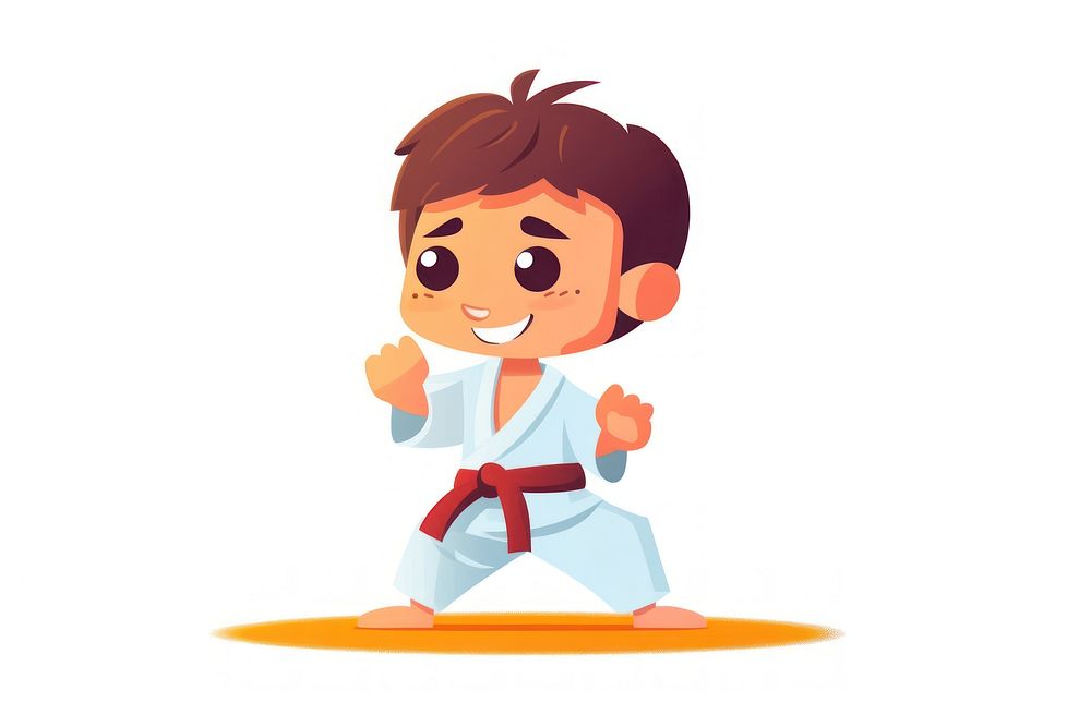Karate karate cartoon sports.