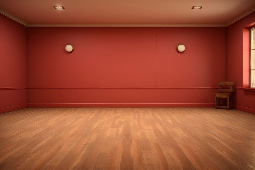 Empty empty room stage backgrounds flooring hardwood.