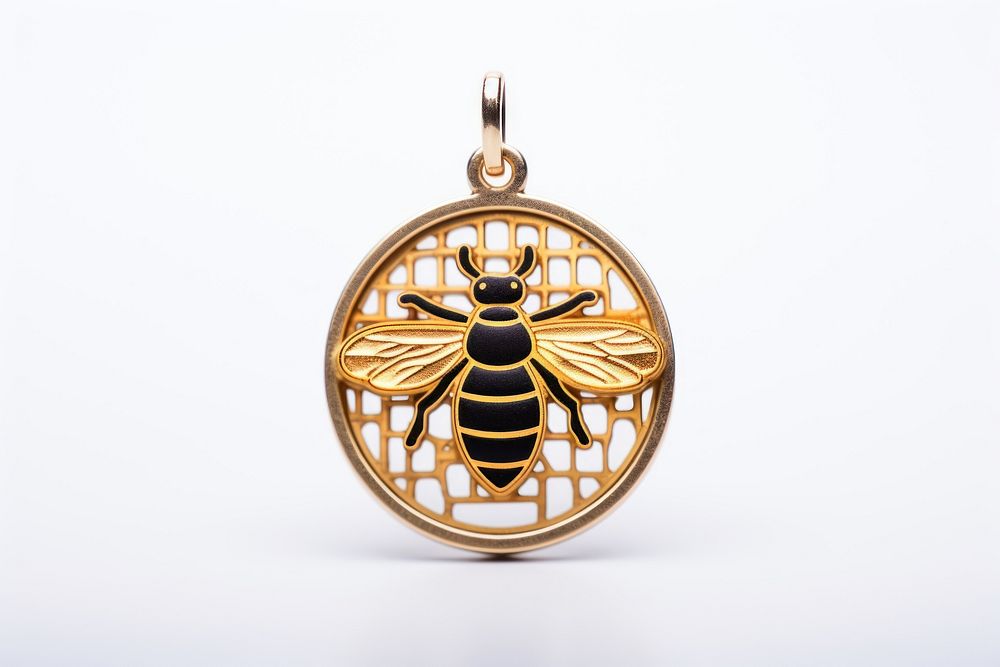Epoxy bee hive charm pendant jewelry animal.
