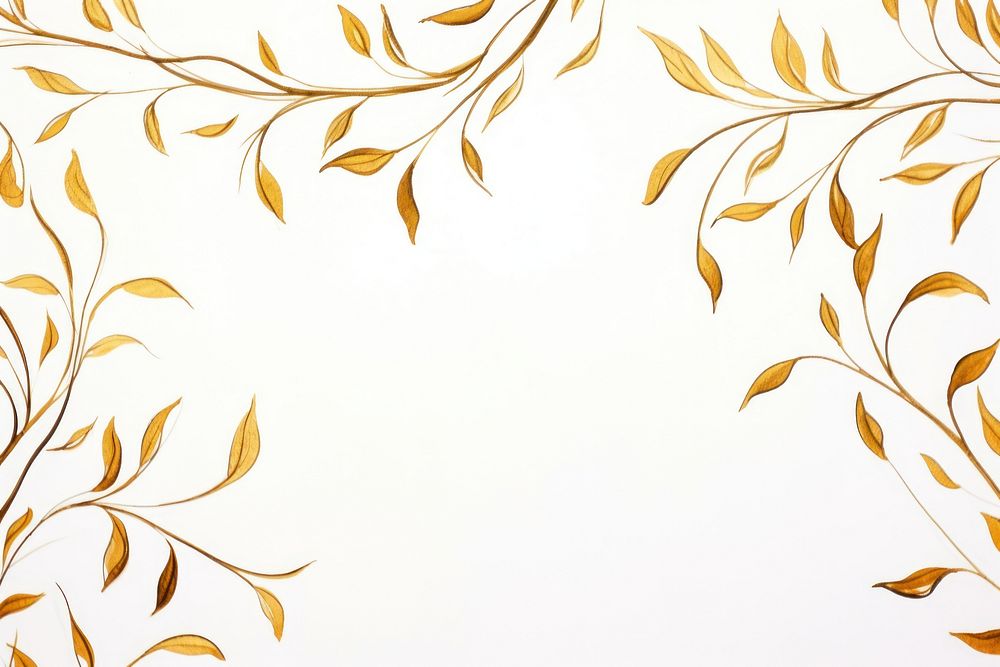 Vine border frame backgrounds pattern gold.