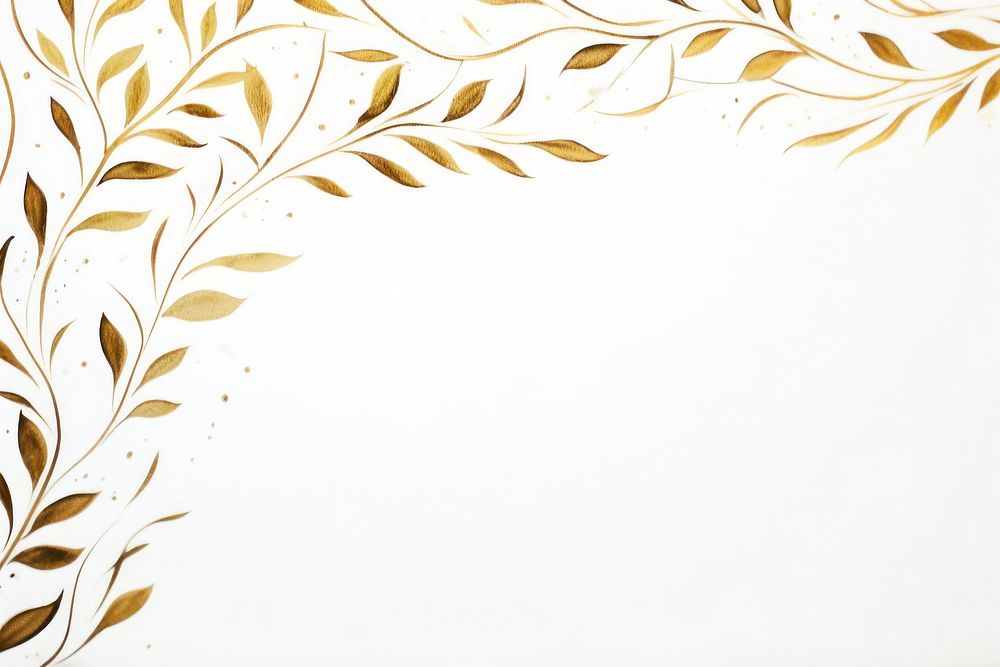 Vine frame backgrounds pattern gold.