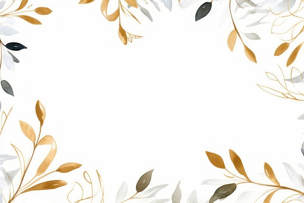Eucalyptus border frame backgrounds pattern abstract.