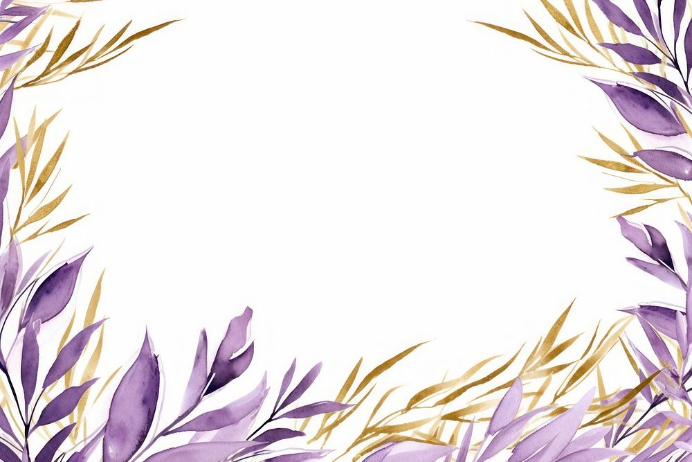 Lavender border frame backgrounds pattern flower.