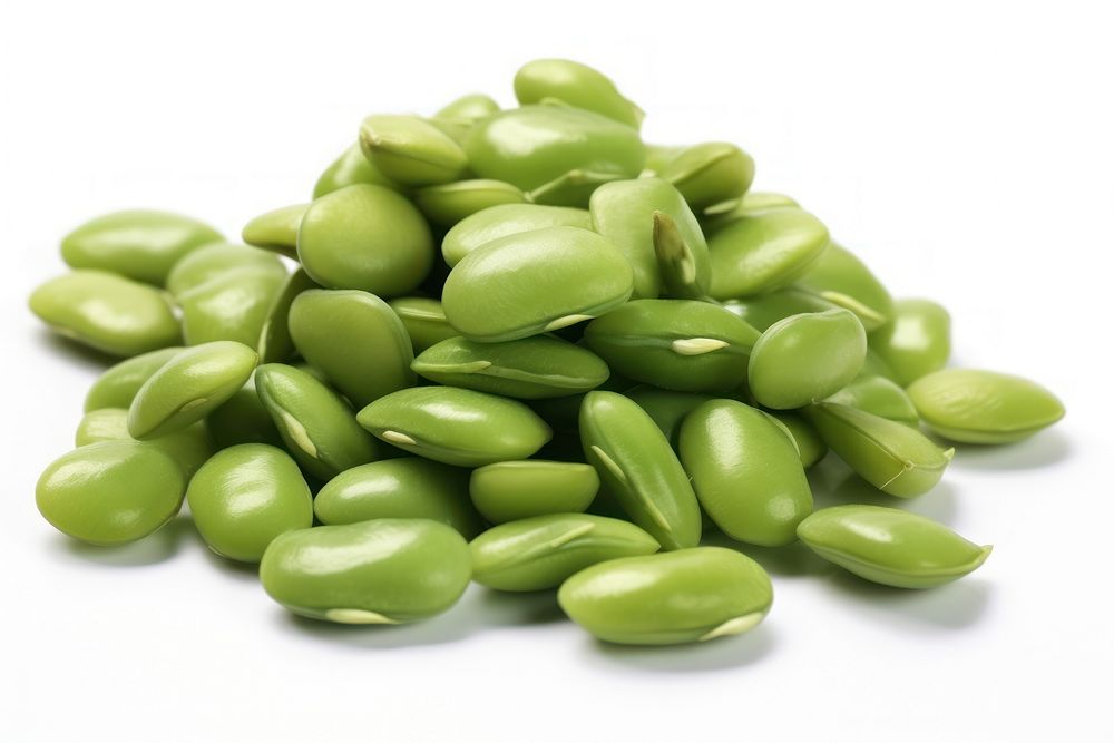 Green soy bean vegetable plant green.