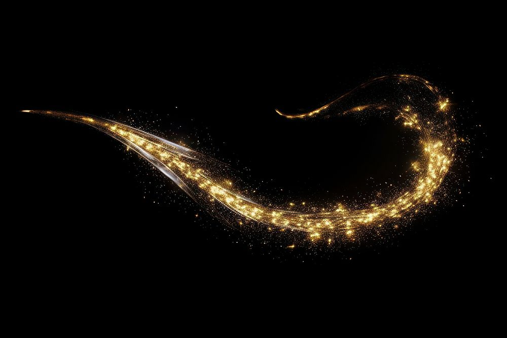 Dragon shape sparkle light glitter fireworks sparks night.