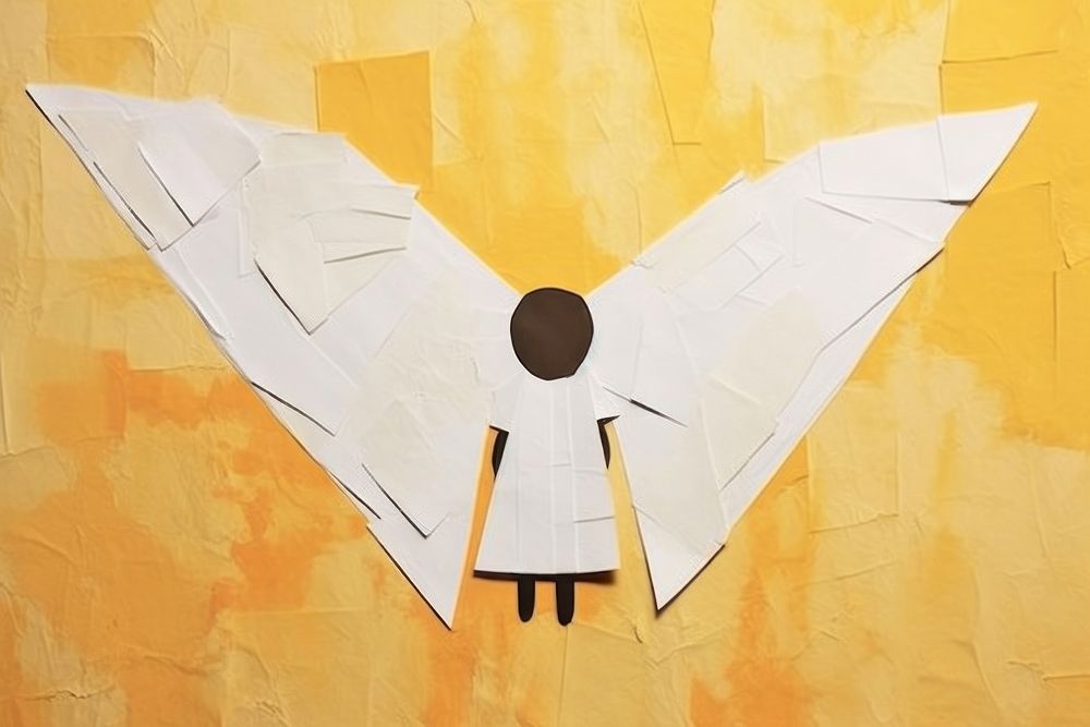 Angel art paper anthropomorphic.