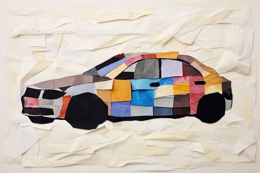 Car art painting creativity.