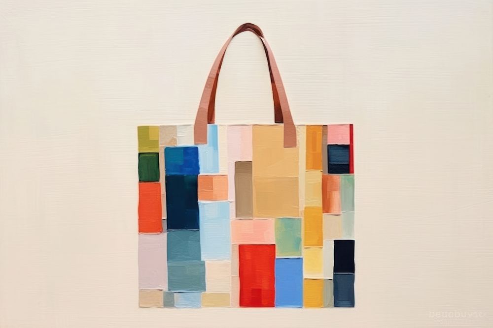 Shopping bag art handbag accessories.