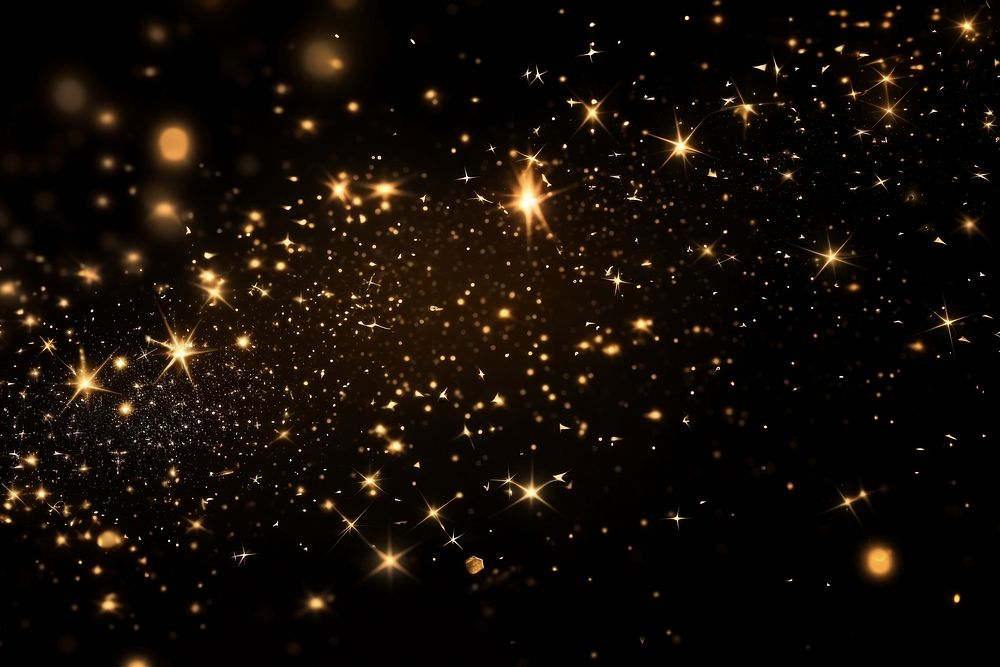 Star shaped sparkle light glitter backgrounds astronomy fireworks.