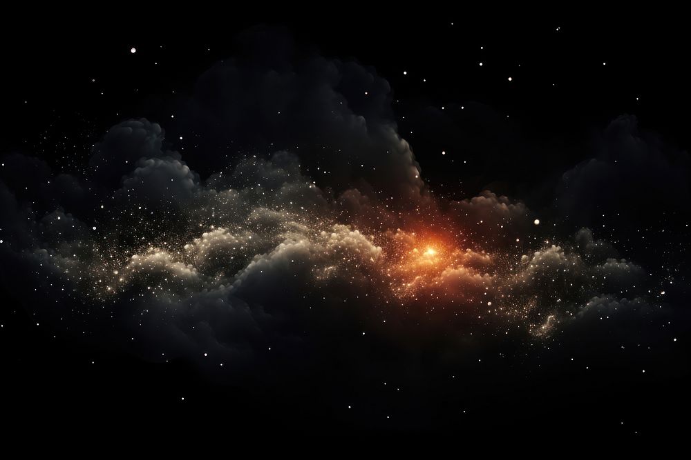 Cloud in sky sparkle light glitter effect astronomy outdoors nebula.