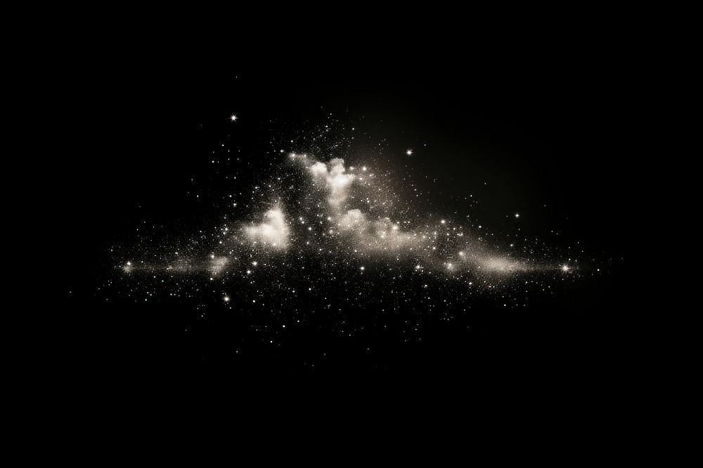 Cloud icon shape sparkle light glitter astronomy fireworks nature.