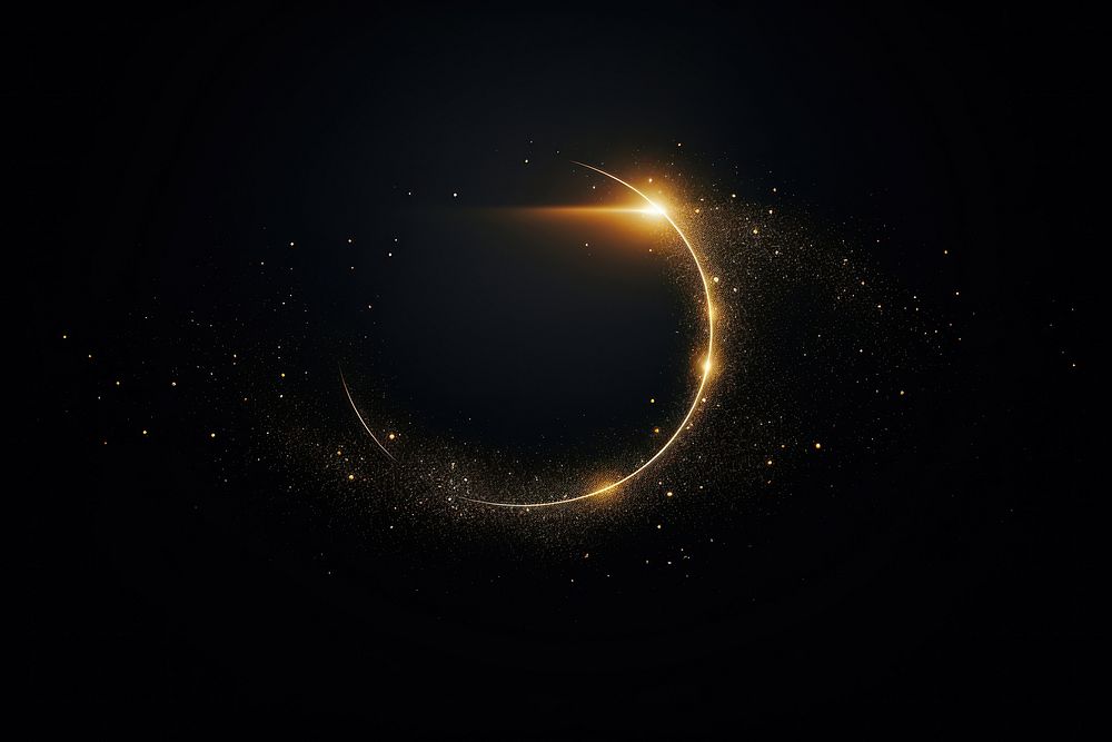 Moon sparkle light glitter astronomy outdoors eclipse.