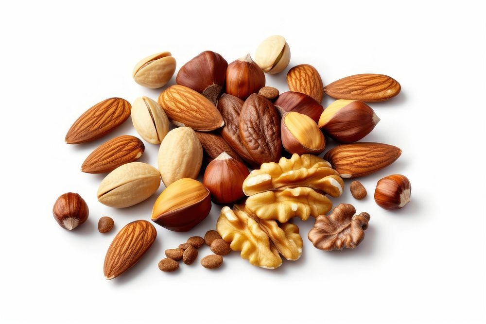 Mixed nuts almond food seed.