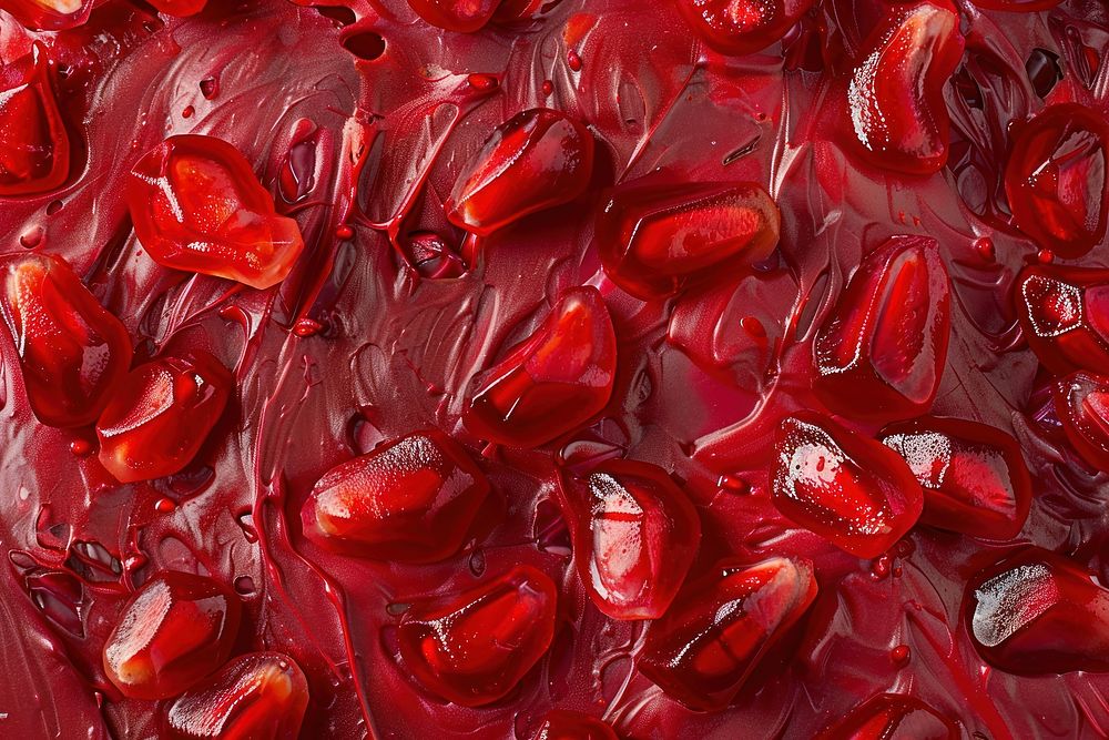 Red texture backgrounds pomegranate petal.