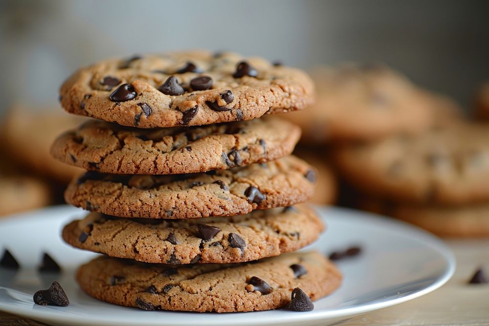 Cookies chocolate biscuit food.
