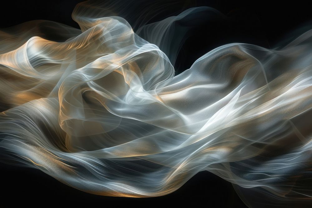 Light abstract pattern smoke.
