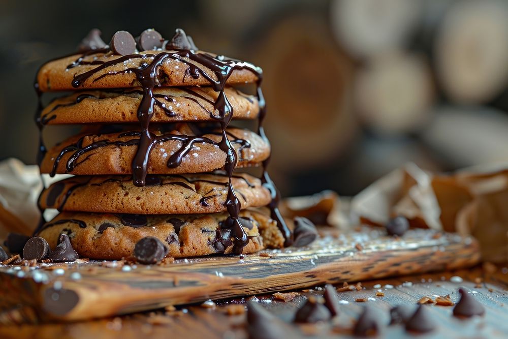 Cookies chocolate pancake food.