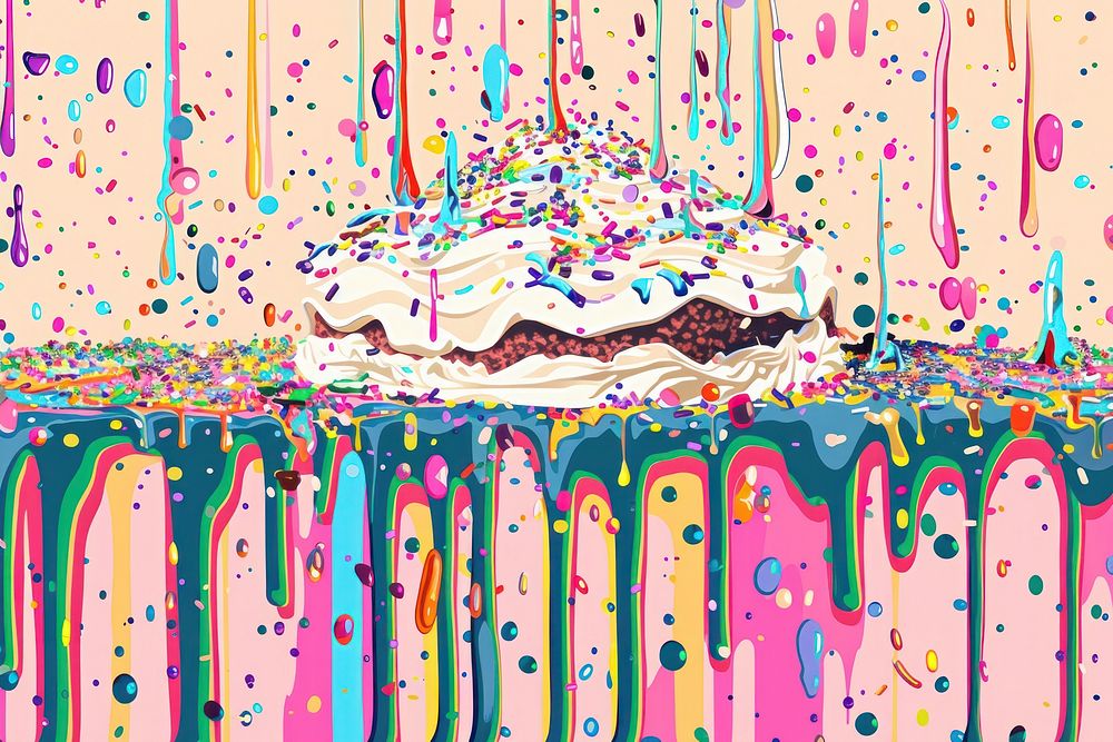 Cake background backgrounds sprinkles dessert.