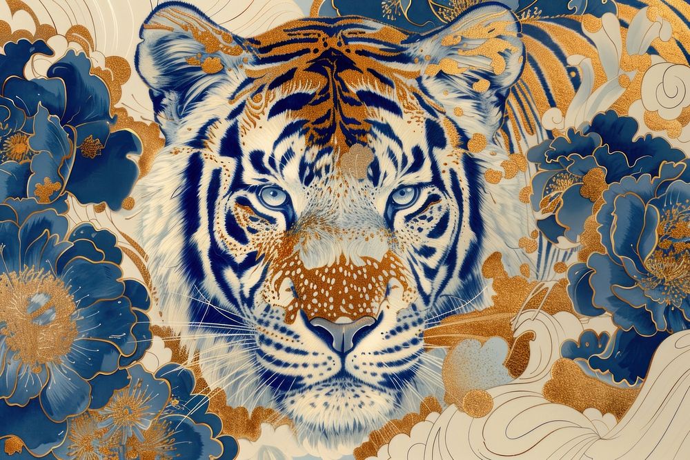 Tiger pattern backgrounds animal.