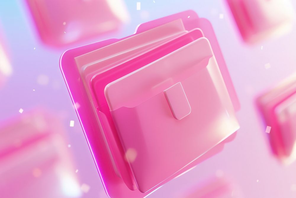 Folder icon icons backgrounds pink.