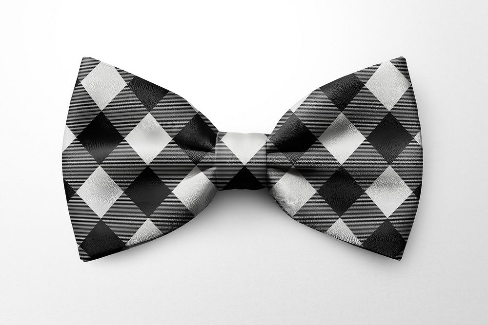 Black and white bww tie