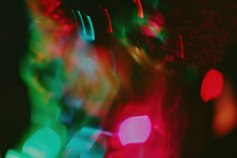 Neon light nightclub abstract disco.
