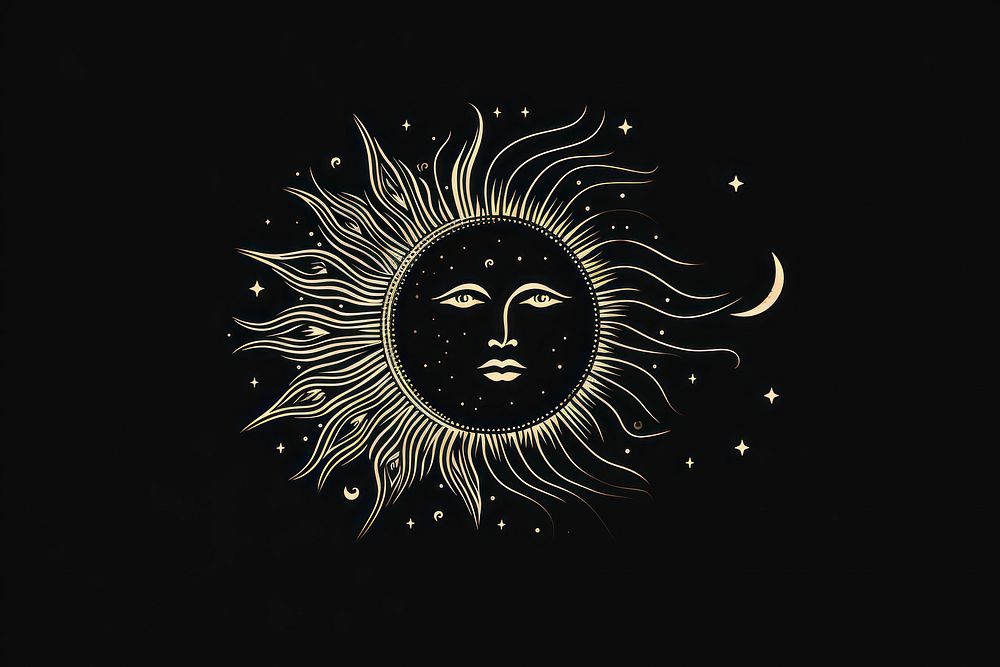 Sun and moon astronomy outdoors nature.