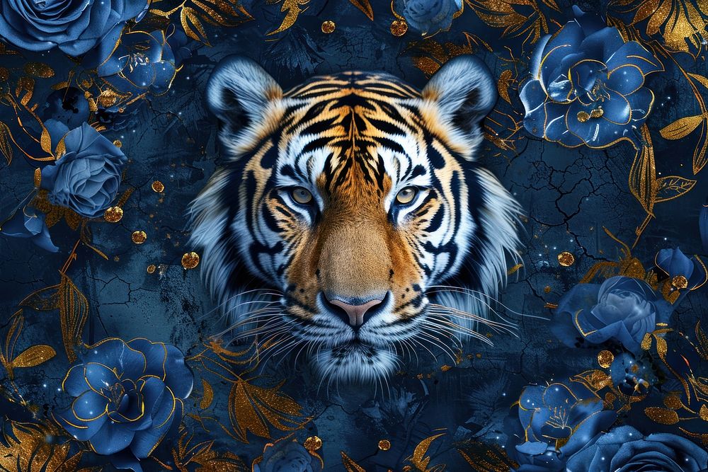 Tiger backgrounds wildlife animal.